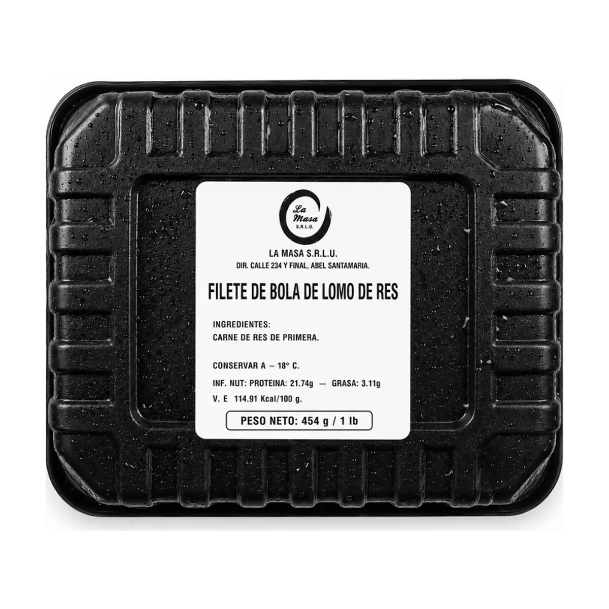 Filete de bola de lomo de res La Masa (454 g / 1 lb) - Thumbnail 3