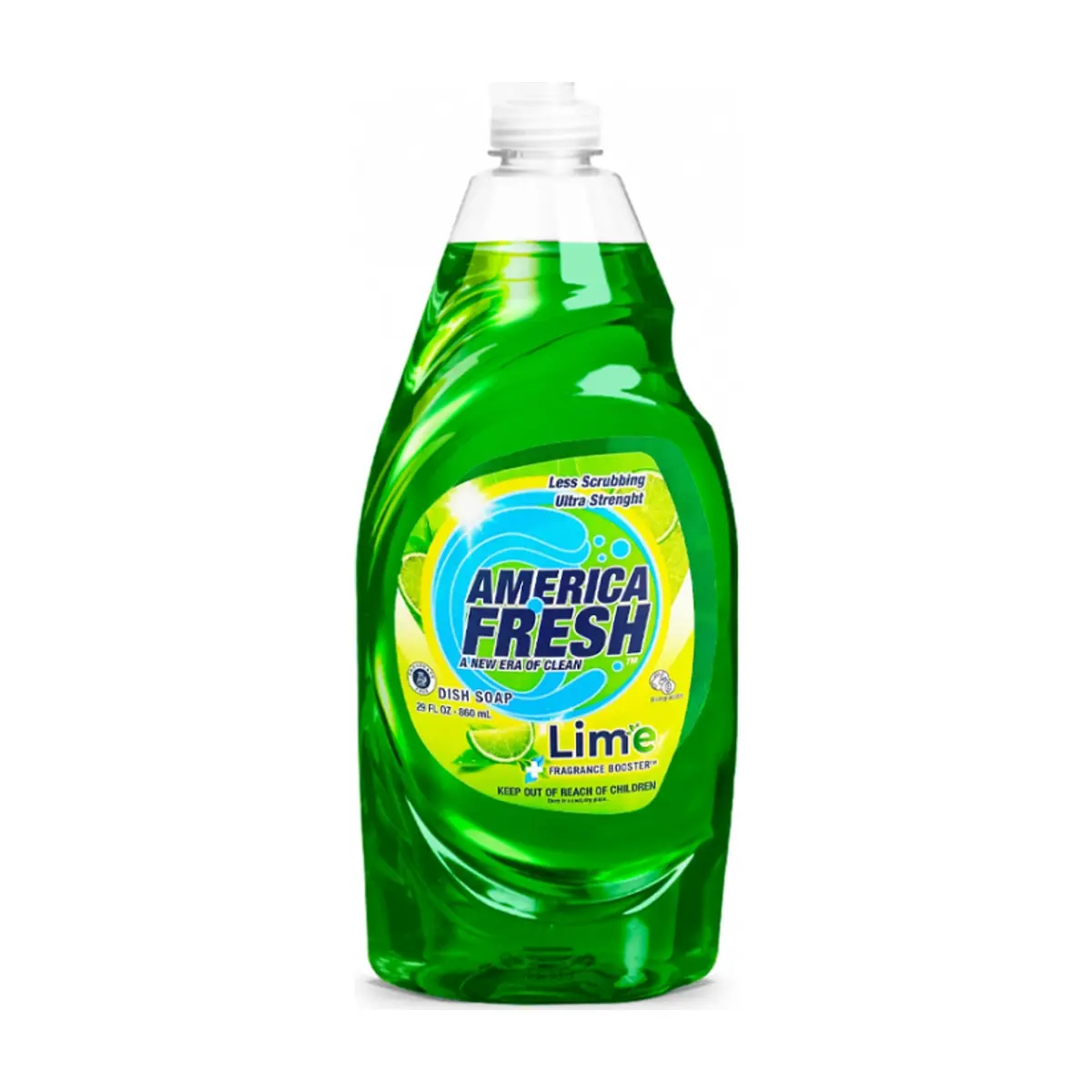 Detergente lavavajillas de cítricos ultra verde America Fresh (860 ml / 29 fl oz) - Imagen 1