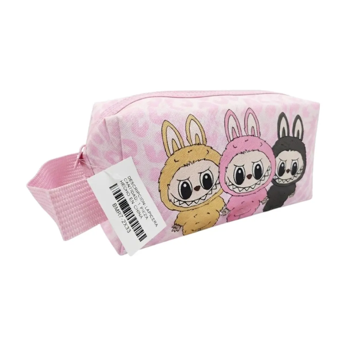 Lapicera o cartuchera rectangular con diseño de 3 Labubu Gutza - Miniatura 1