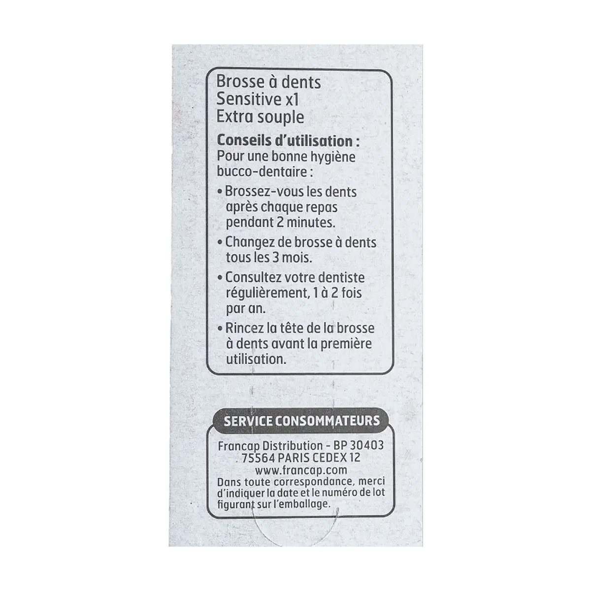 Cepillo de dientes extra suave para dientes sensibles Belle France (1 U) - Thumbnail 3