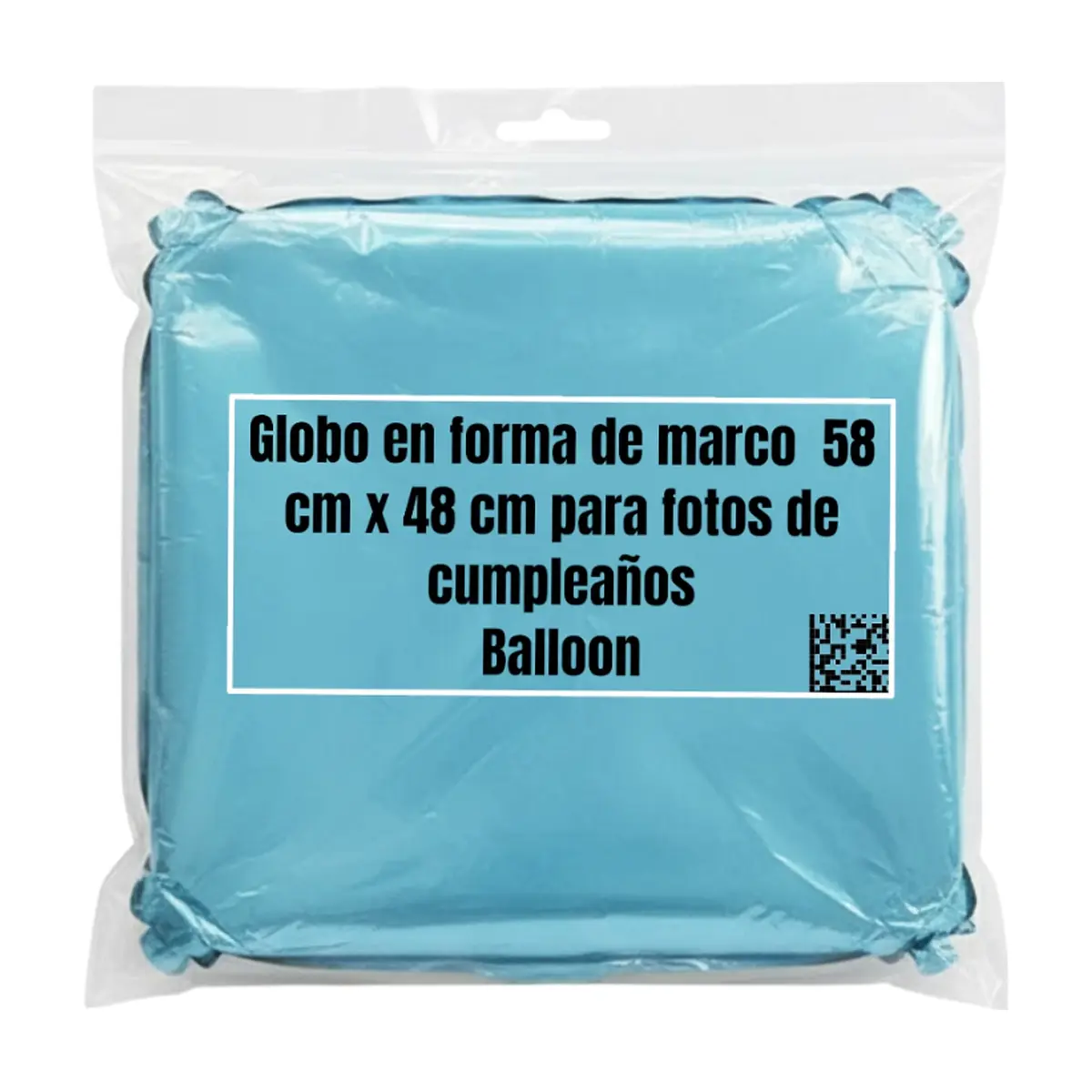Globo en forma de marco 58 cm x 48 cm para fotos de cumpleaños Balloon - Thumbnail 2