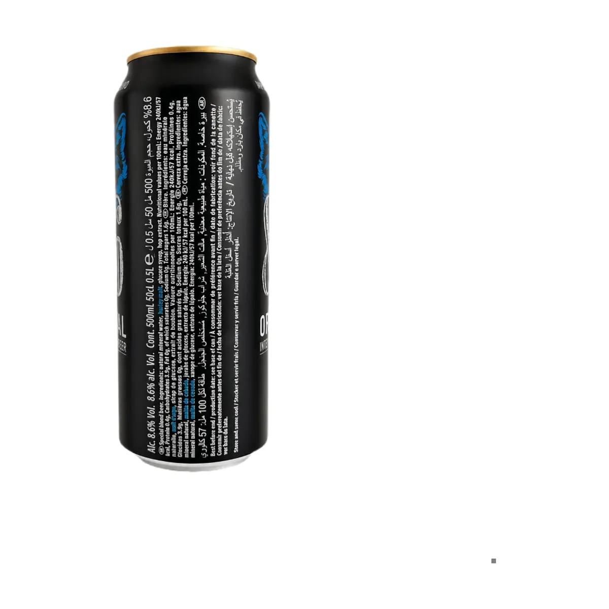 Cerveza rubia intensa original 8.6 (500 ml) - Thumbnail 2