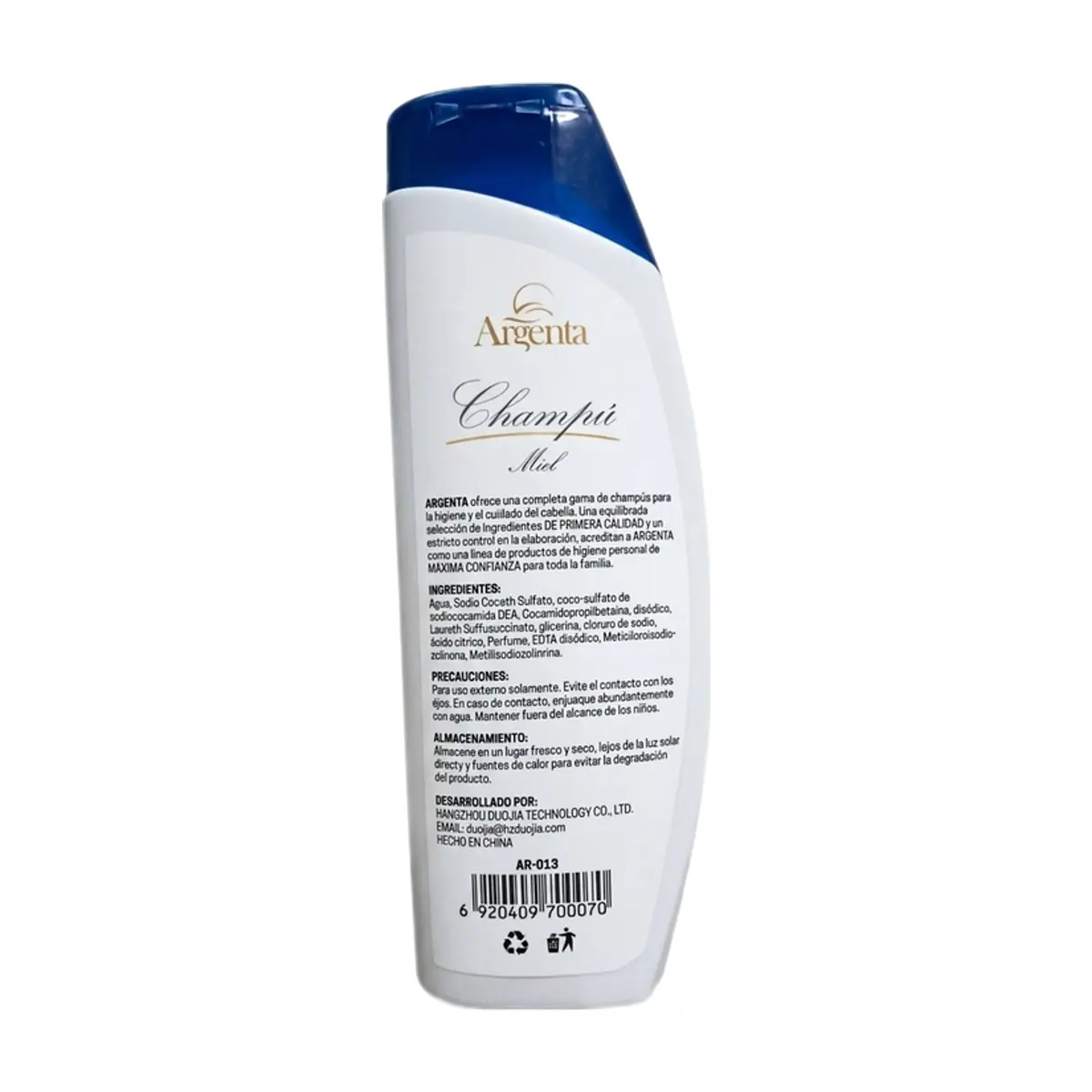 Juego de champú y acondicionador de miel Argenta (2 x 400 ml) - Thumbnail 3