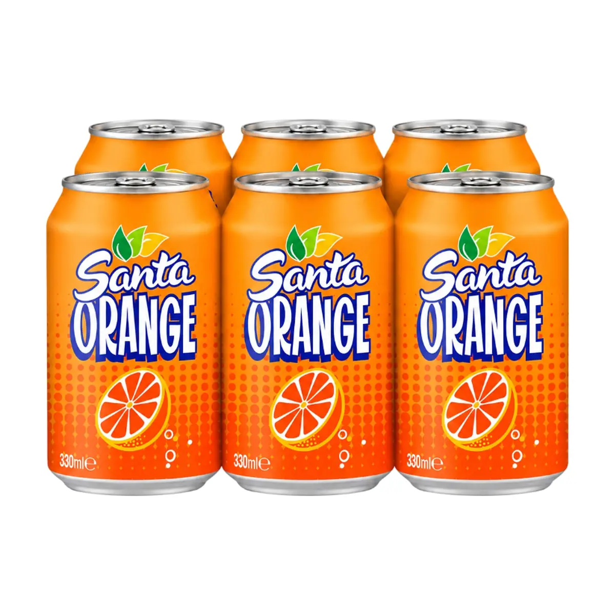 Refresco gaseado de naranja Santa (6 x 330 ml) - Miniatura 1