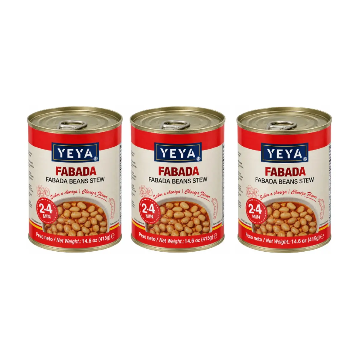 Fabada YEYA (3 x 415 g / 14.6 oz) - Miniatura 1