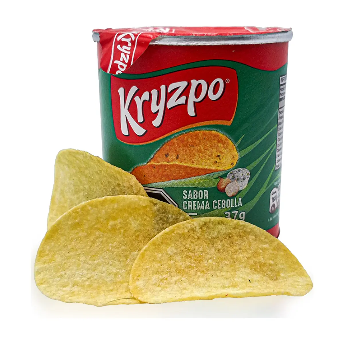 Papas fritas sabor crema cebolla Kryzpo (37 g / 1.3 oz)