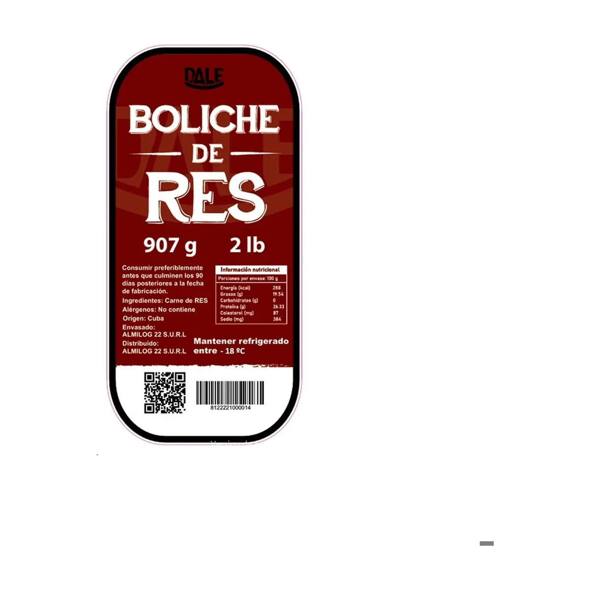 Boliche de res Dale (907 g / 2 lb) - Thumbnail 2