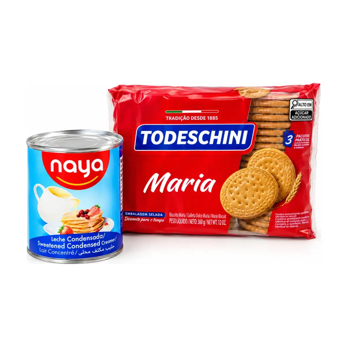 Combo de galleta María + leche condensada