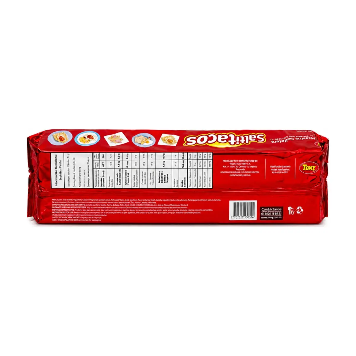 Galletas saladas Tomy Saltitacos (595 g / 1.3 lb) - Thumbnail 2