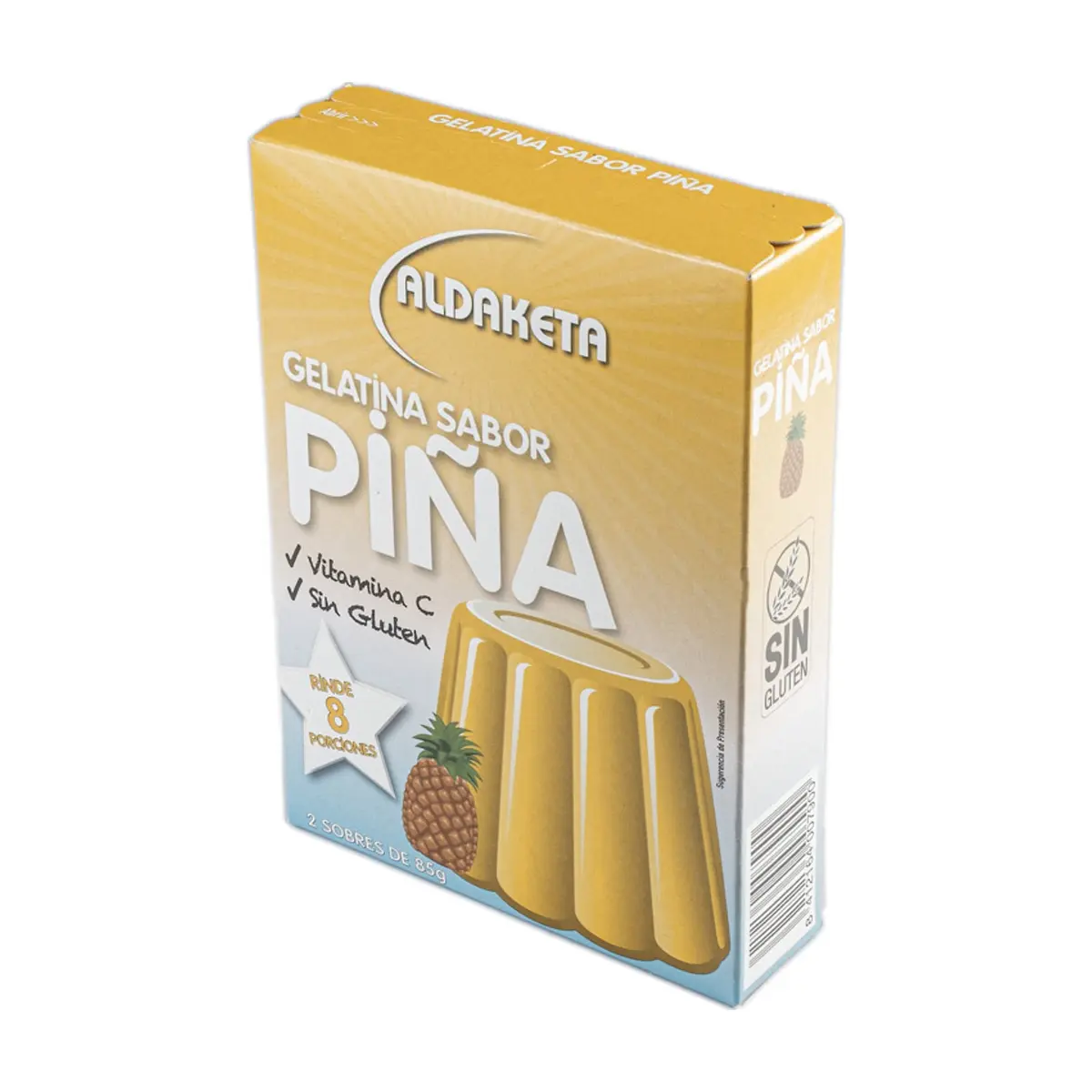 Gelatina sabor piña (3 x 2 x 85 g / 3 oz) - Thumbnail 4