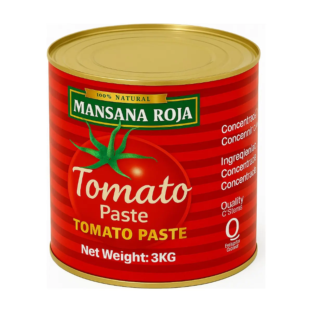 Pasta de tomate Mansana Roja (3 kg / 6.6 lb) - Miniatura 1
