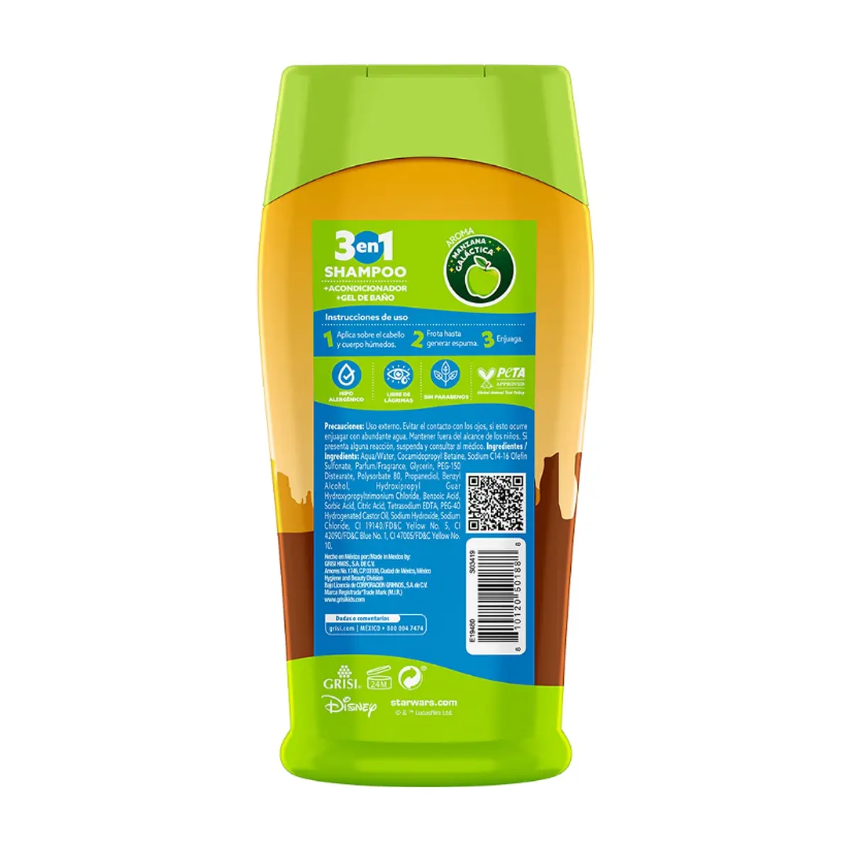 Champú infantil 3 en 1 Star Wars Mandalorian Grisi (300 ml) - Miniatura 2