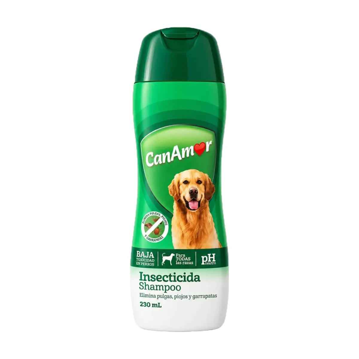 CanAmor Insecticidal Shampoo for Dogs of All Breeds (230 ml / 7.77 oz) - Thumbnail 1