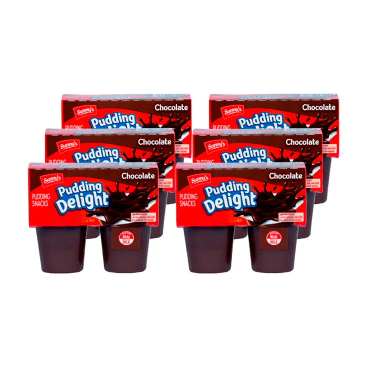 Natilla de chocolate Sunny' s (24 x 92.1 g / 3.25)
