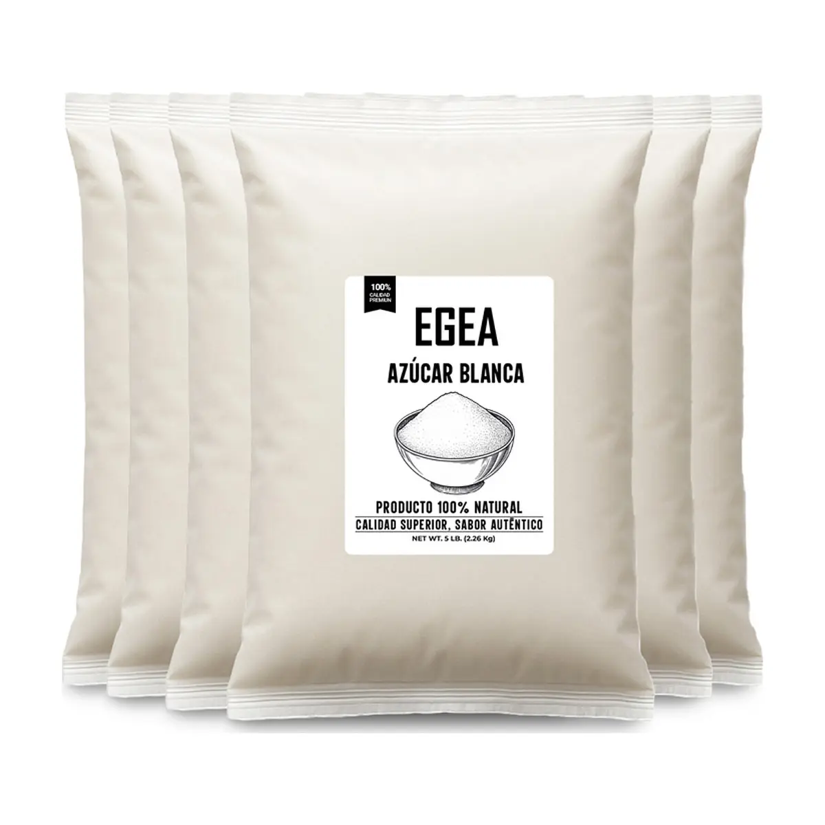 Azúcar blanca EGEA (6 x 2.26 kg / 5 lb)