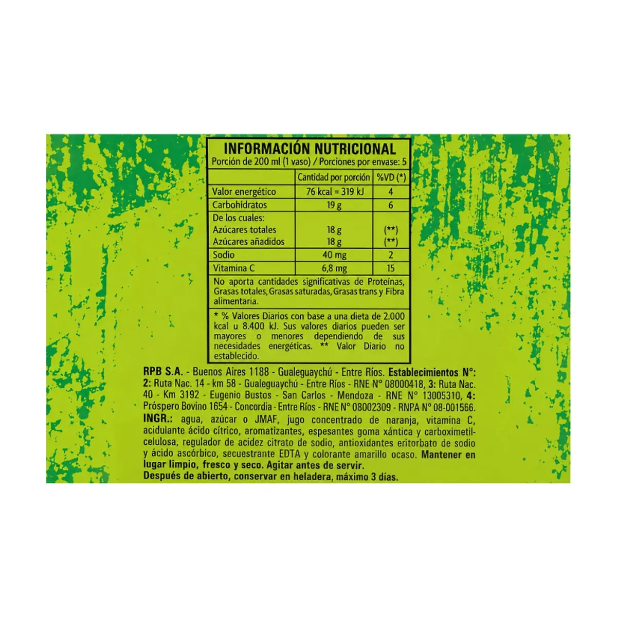 Jugo de multifruta Baggio Fresh (1 L) - Miniatura 4