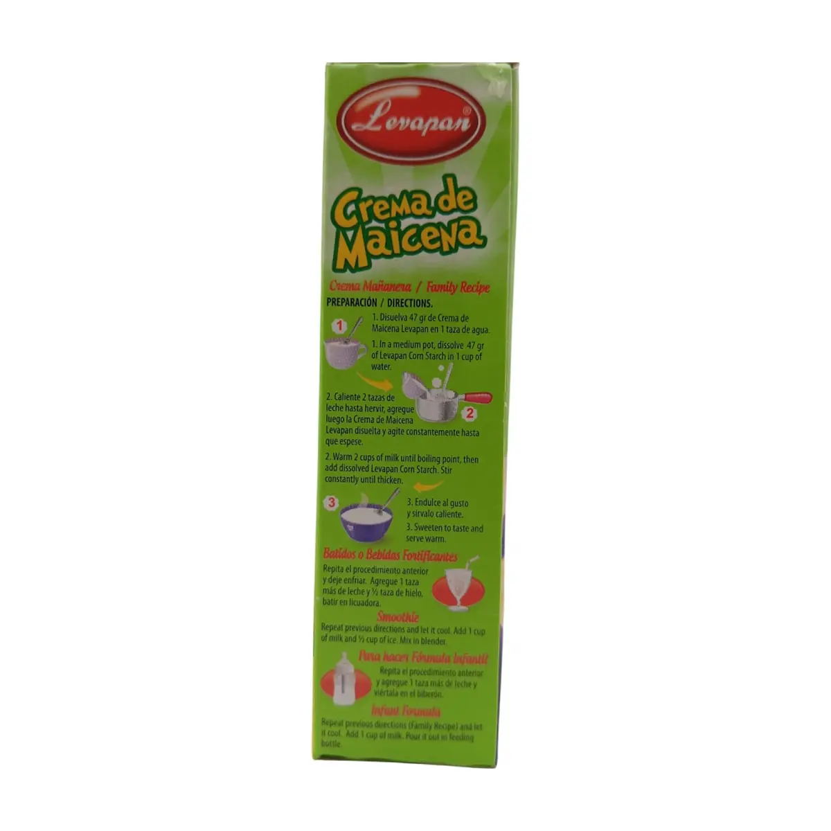 Crema de maicena sabor banana Levapan (47 g / 1.66 oz) - Thumbnail 3
