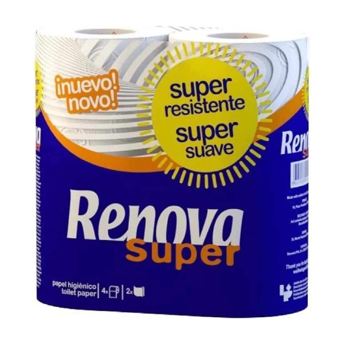 Papel Higiénico Super (4 rollos) Renova