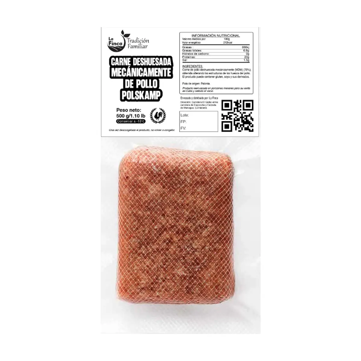 Carne deshuesada mecánicamente de pollo polskamp La Finca (500 g / 1.1 lb) - Thumbnail 5