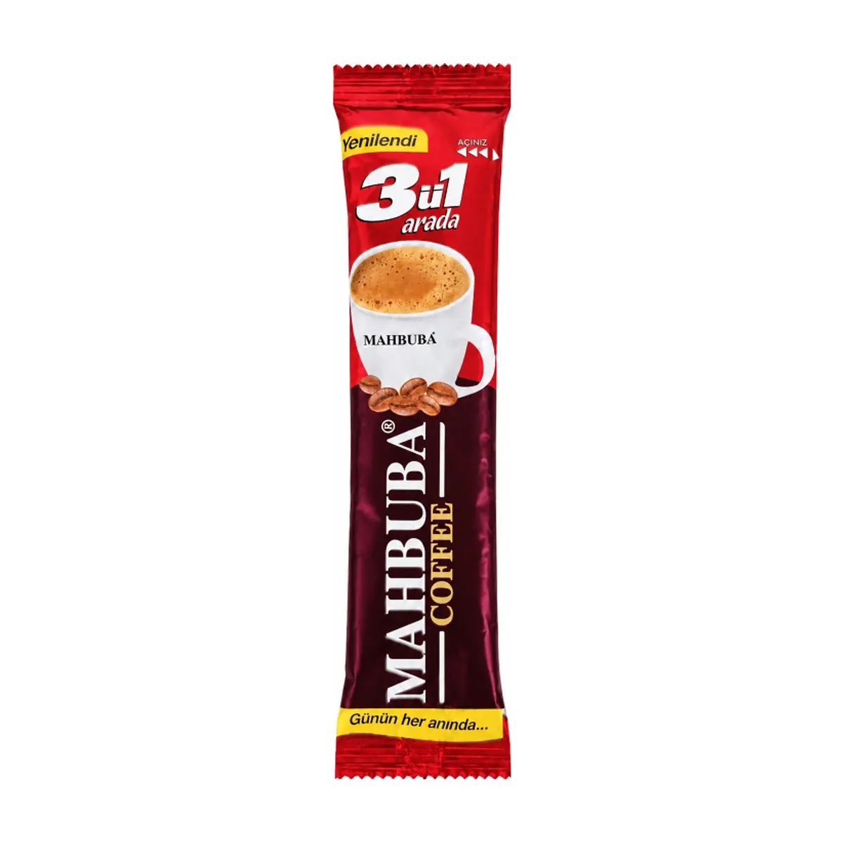 Café instantáneo 3 en 1 Mahbuba (18 g) - Miniatura 1