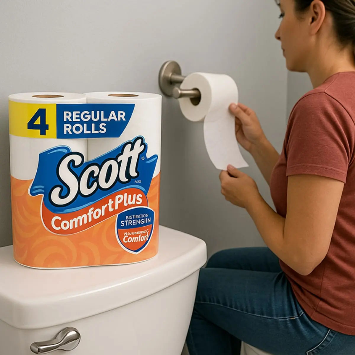 Papel sanitario doméstico Scott Brand (4 U) - Thumbnail 4