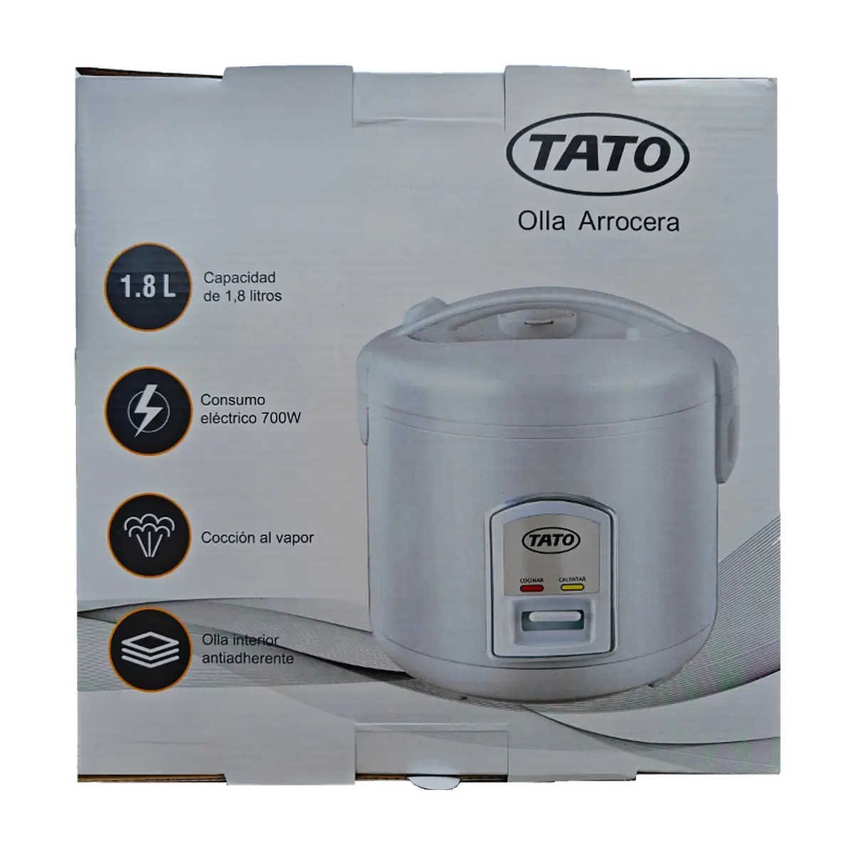 Olla arrocera eléctrica de 1.8L Tato VRC-18 - Thumbnail 3
