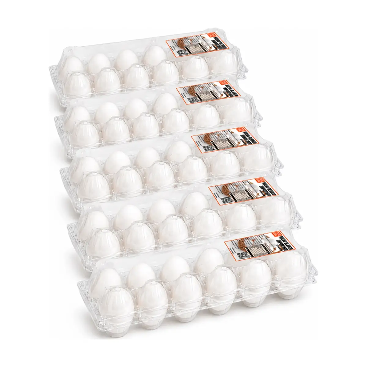 Huevo blanco importado PDL LMC (5 x 12 U) - Imagen 1