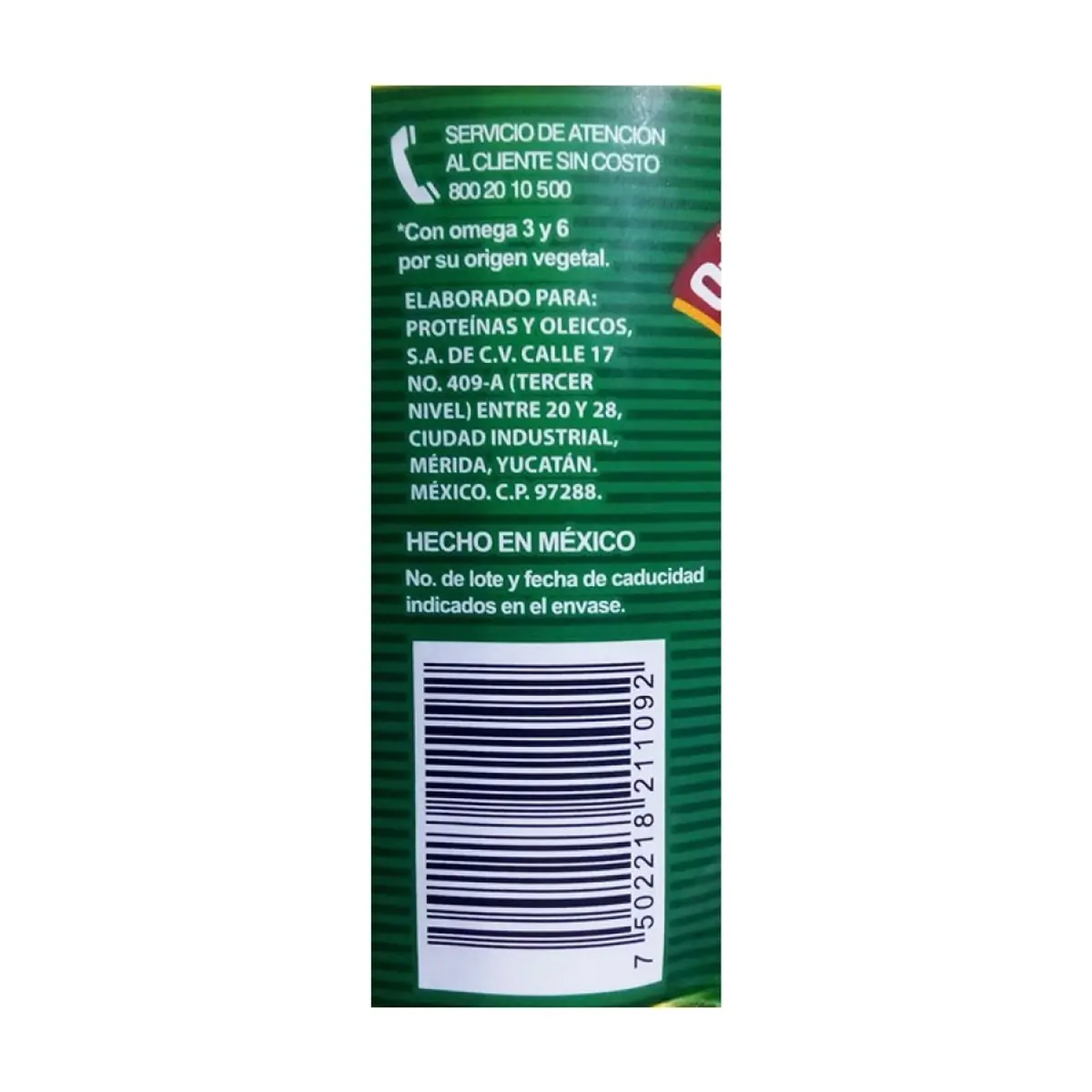 Aceite de soya puro Hysa (1 L) - Thumbnail 4
