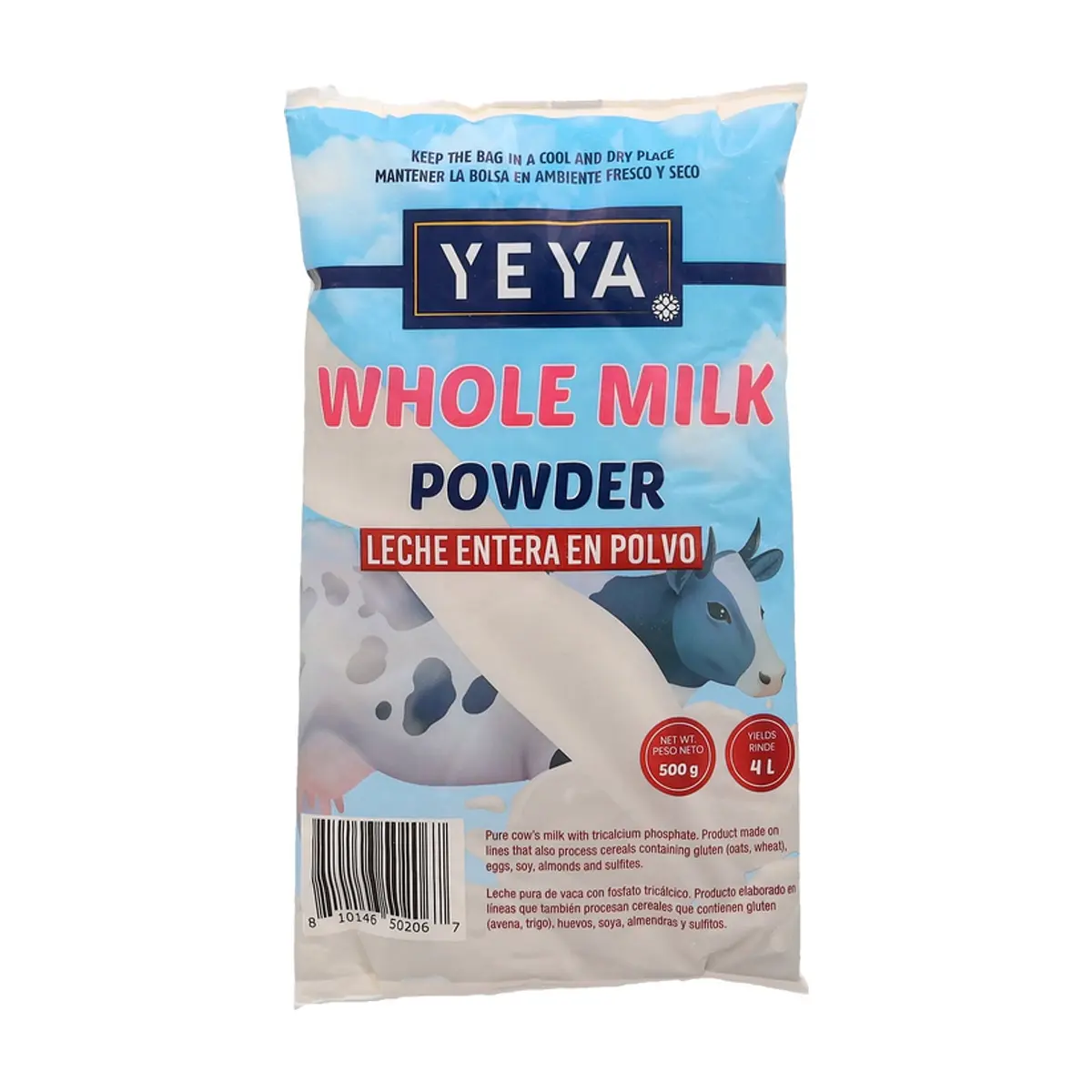 Leche entera en polvo YEYA (500 g / 1.1 lb)
