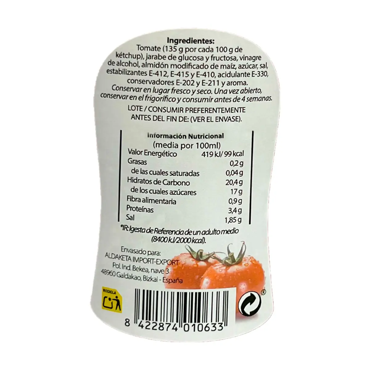 Ketchup Aldaketa (300 g / 10.58 oz) - Thumbnail 3