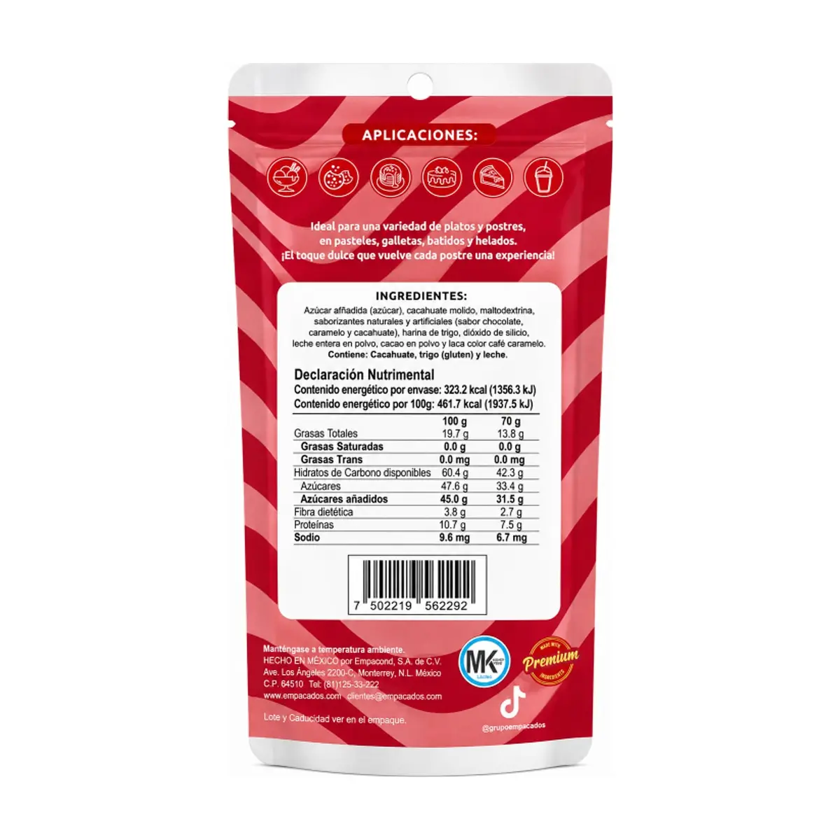 Sazonador sabor crema de cacahuate Pragná (70 g / 2.47 oz) - Thumbnail 2