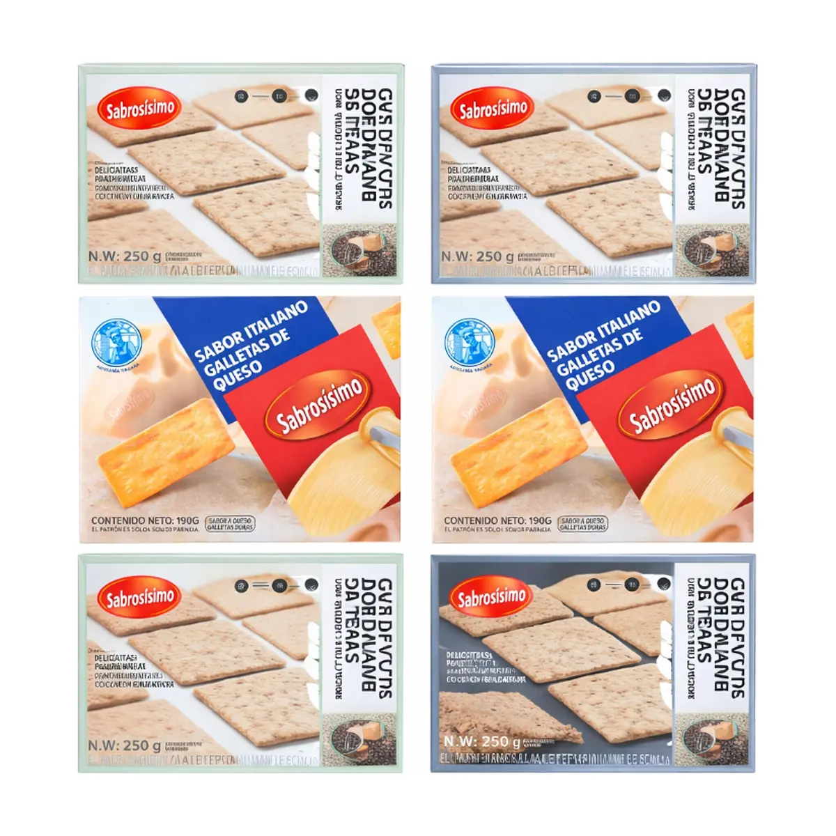 Combo de galletas Tres sabores Sabrosísimo - Imagen 1