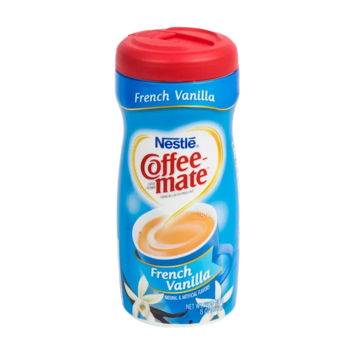 Sustituto de crema para café sabor vainilla Coffee Mate Nestlé (400 g / 14.10 oz)