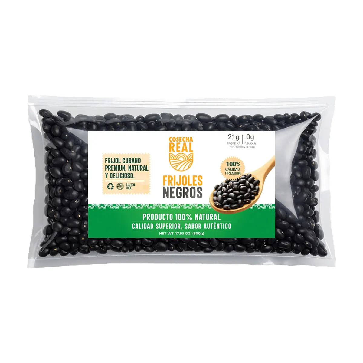 Frijoles negros Cosecha Real (500 g / 1.1 lb)