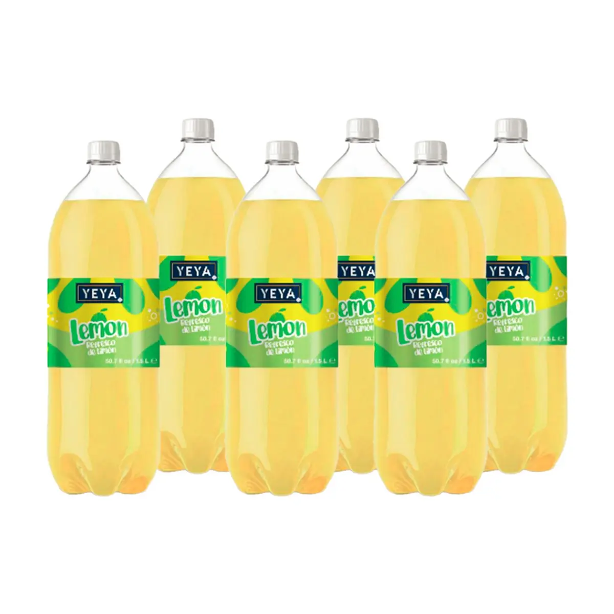 Refresco gaseado de limón YEYA (6 x 1.5 L / 50.7 fl oz)