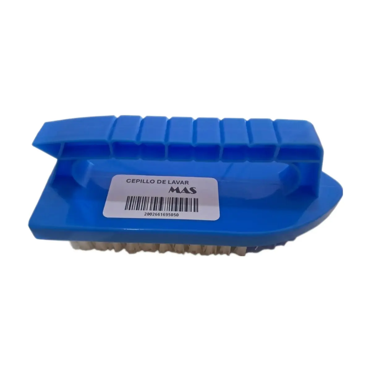 Cepillo de lavar con mango ergonómico azul MAS