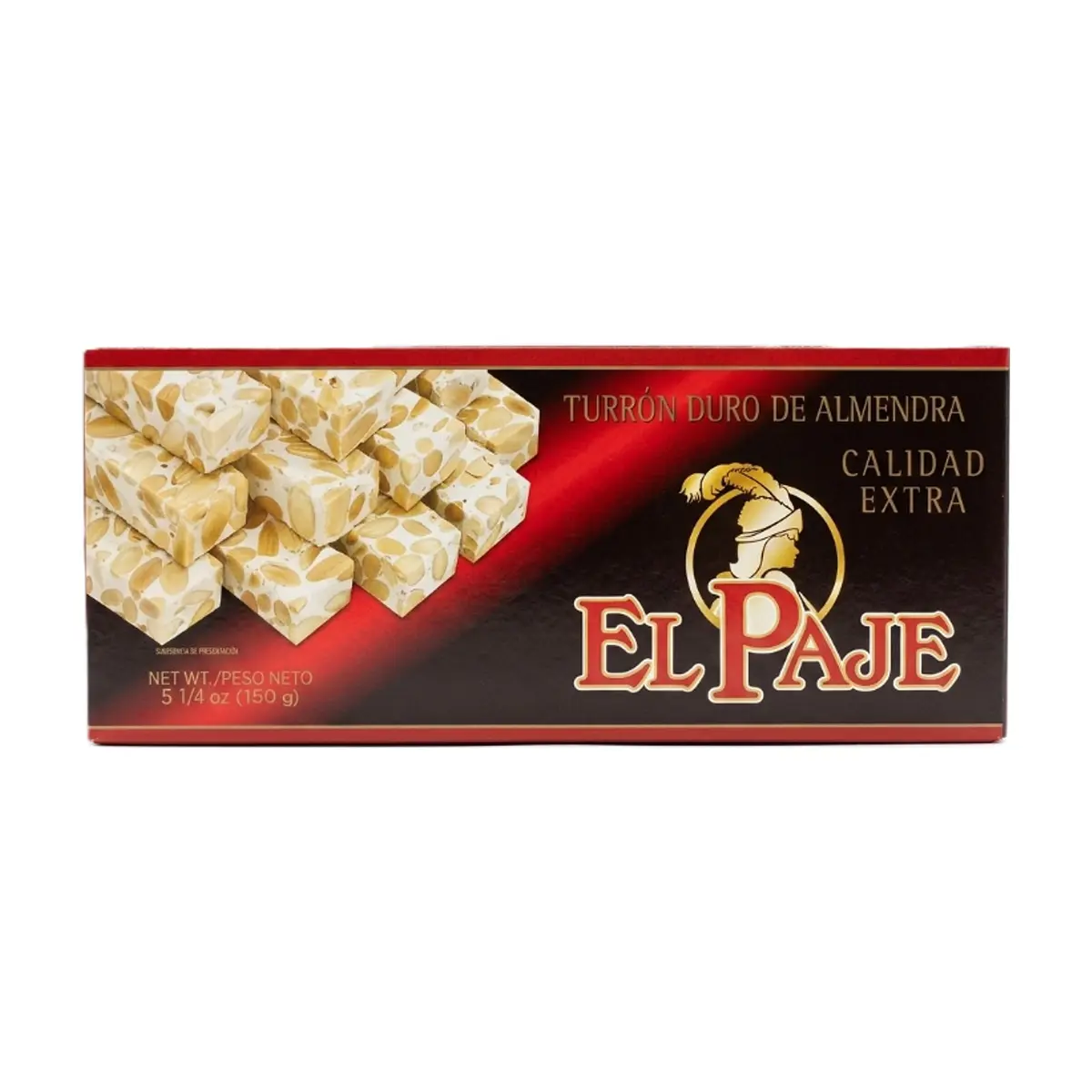 Turrón duro de almendra calidad extra El Paje (150 g / 5.25 oz) - Thumbnail 4