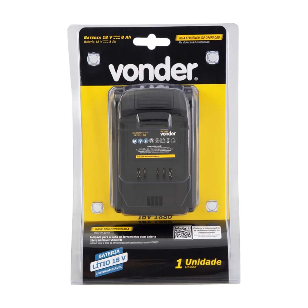 Batería 18 V 8 Ah Vonder IBV1880 - Thumbnail 2
