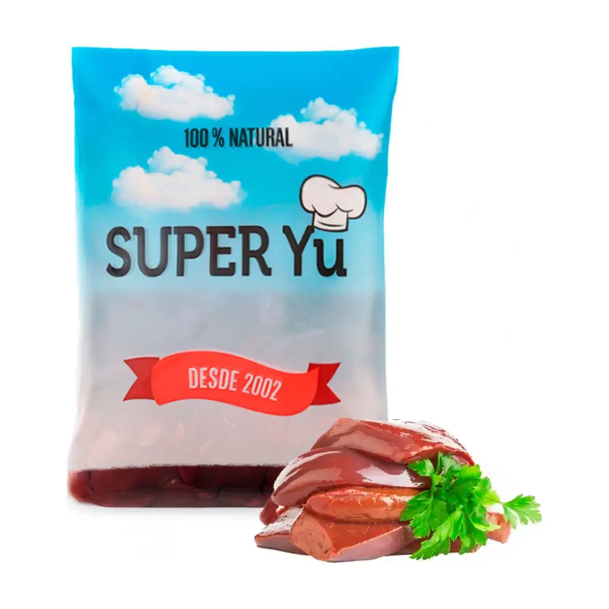 Higado de res Super Yu (2 kg / 4.4 lb)