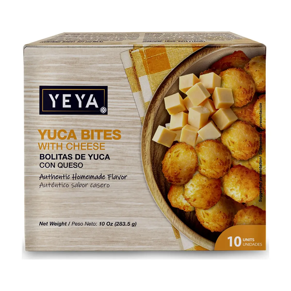 Bolitas de Yuca con Queso YEYA (283.5 g / 10 oz)