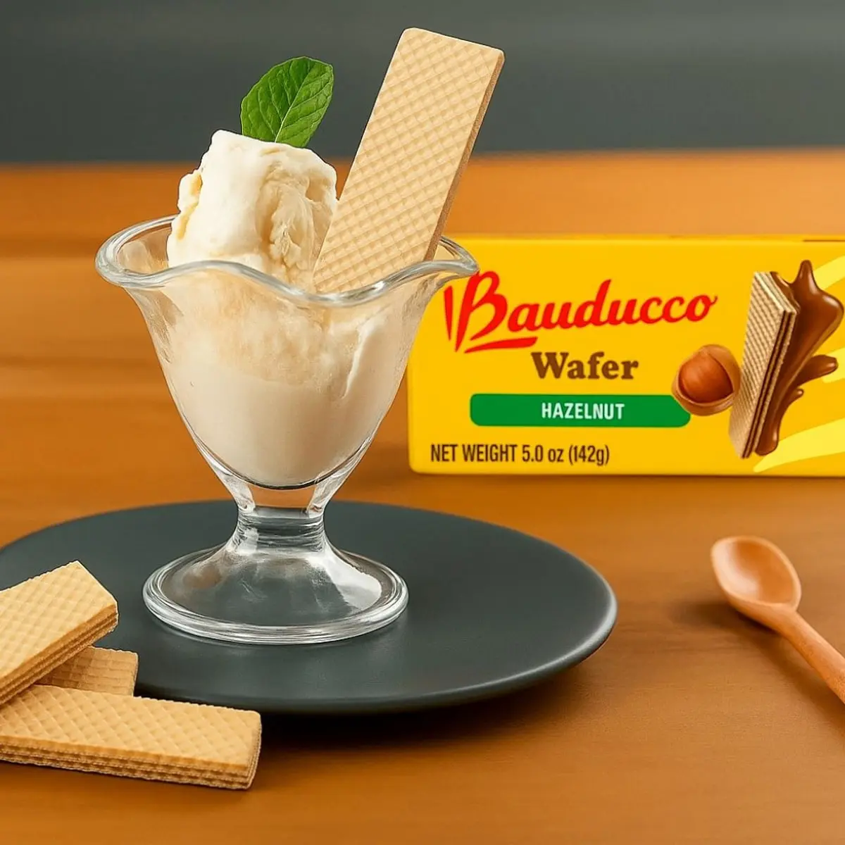 Sorbetos rellenos con crema sabor chocolate con avellanas Bauducco (142 g / 5 oz) - Thumbnail 4