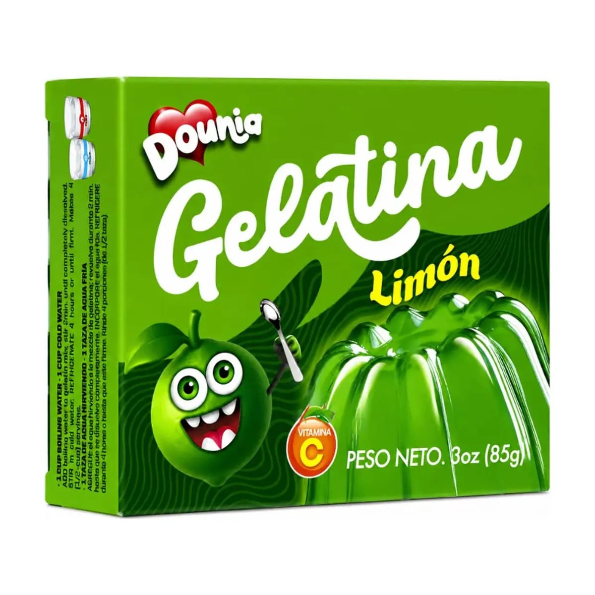 Gelatina con sabor a limón Dounia (85 g / 3 oz) - Imagen 1