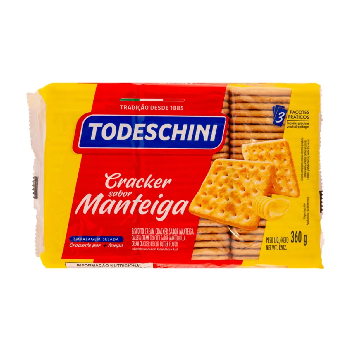 Todeschini Butter Flavored Cream Cracker Cookies (360 g / 12 oz)