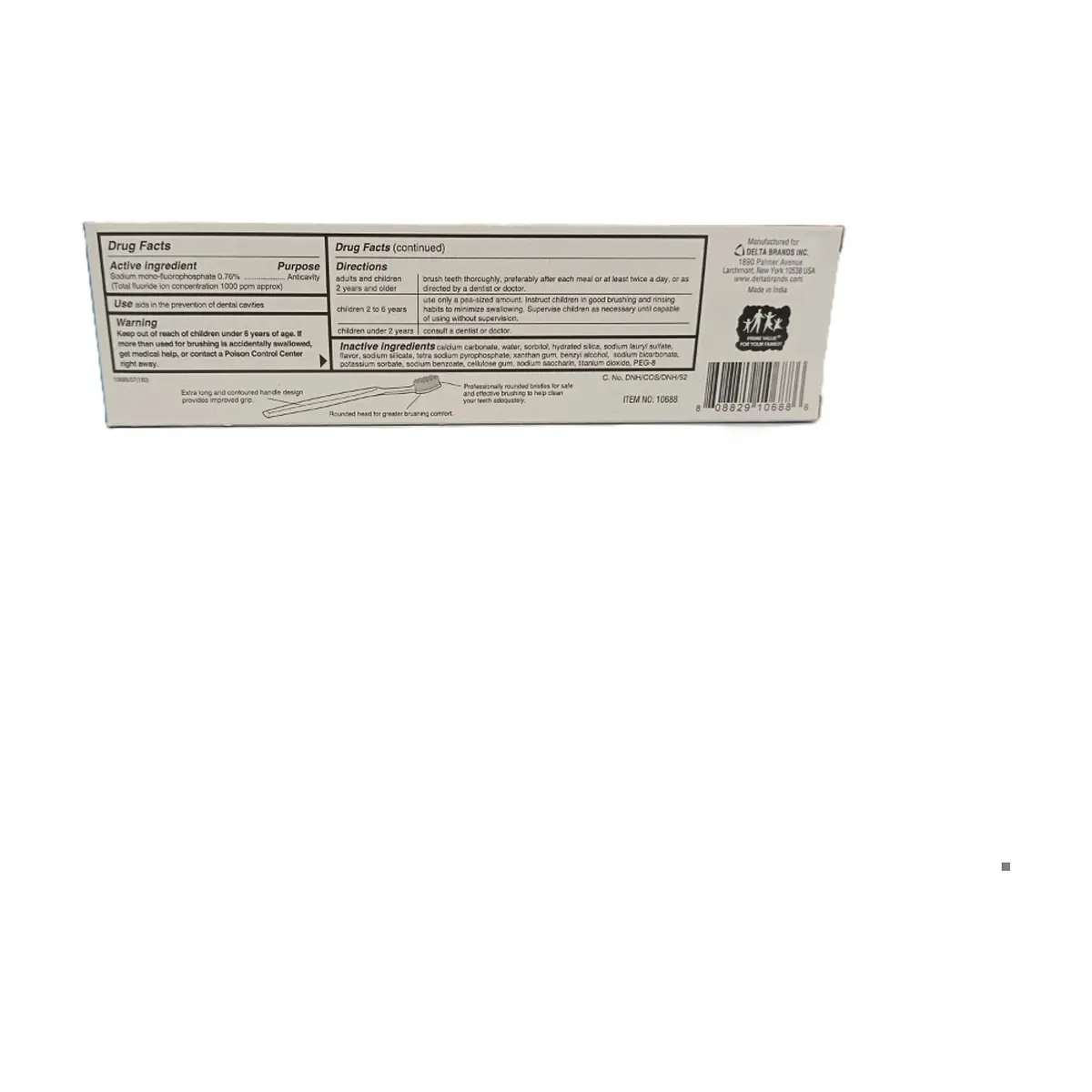 Pasta dental anticaries con flúor Lucky (181 g / 6.4 oz) - Thumbnail 2