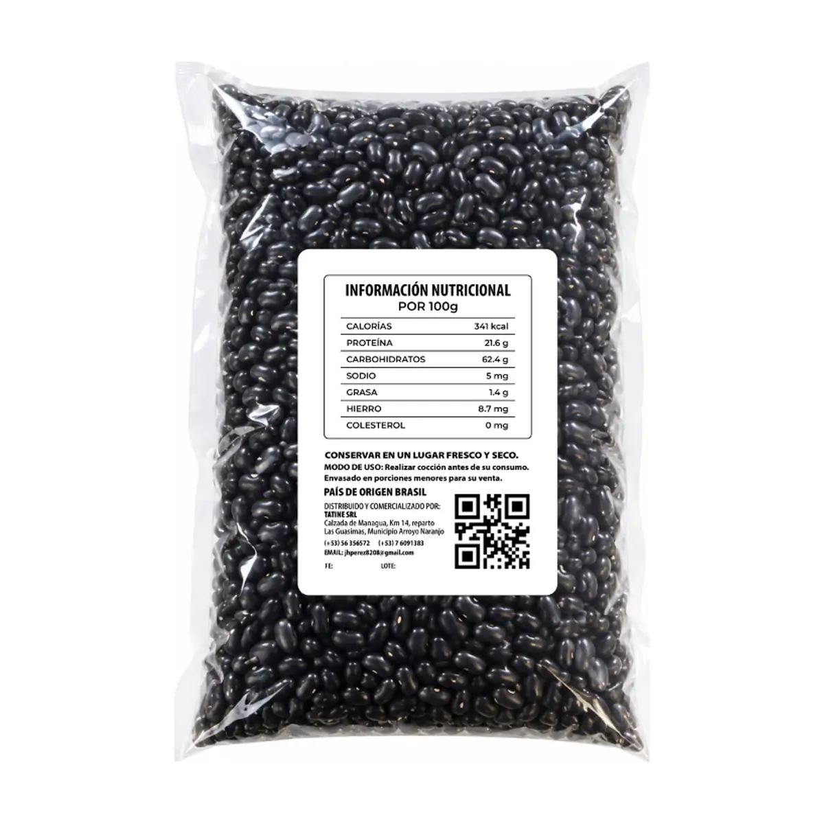 Frijoles negros Tatine (4 x 4.54 kg / 10 lb) - Thumbnail 3