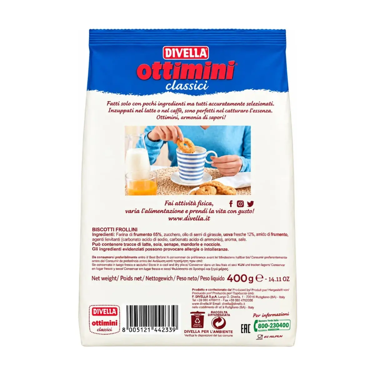Ottimini Galletas clásicas (400 g / 14.11 oz) - Thumbnail 3