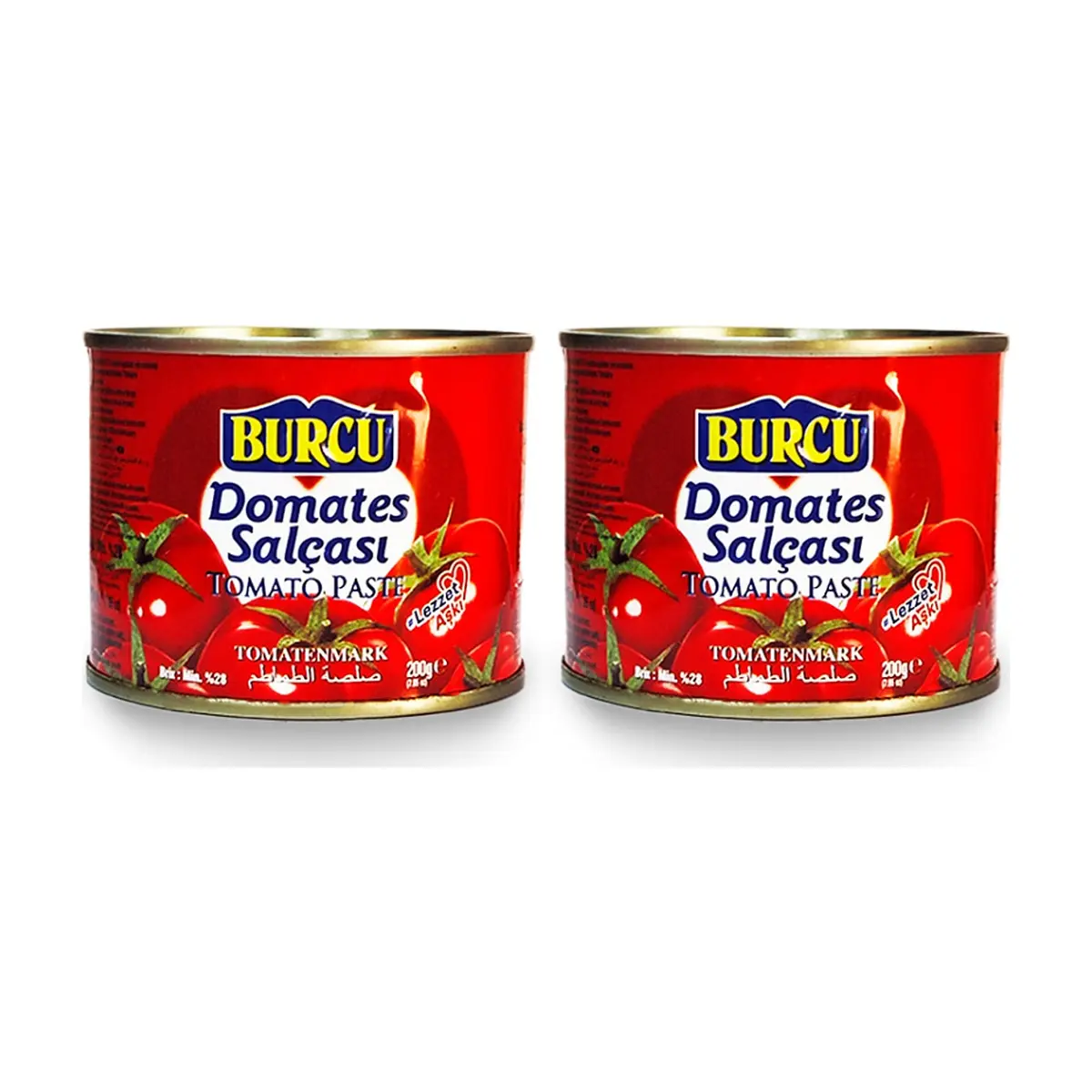 Pasta de tomate Burcu (2 x 200 g / 7.05 oz)