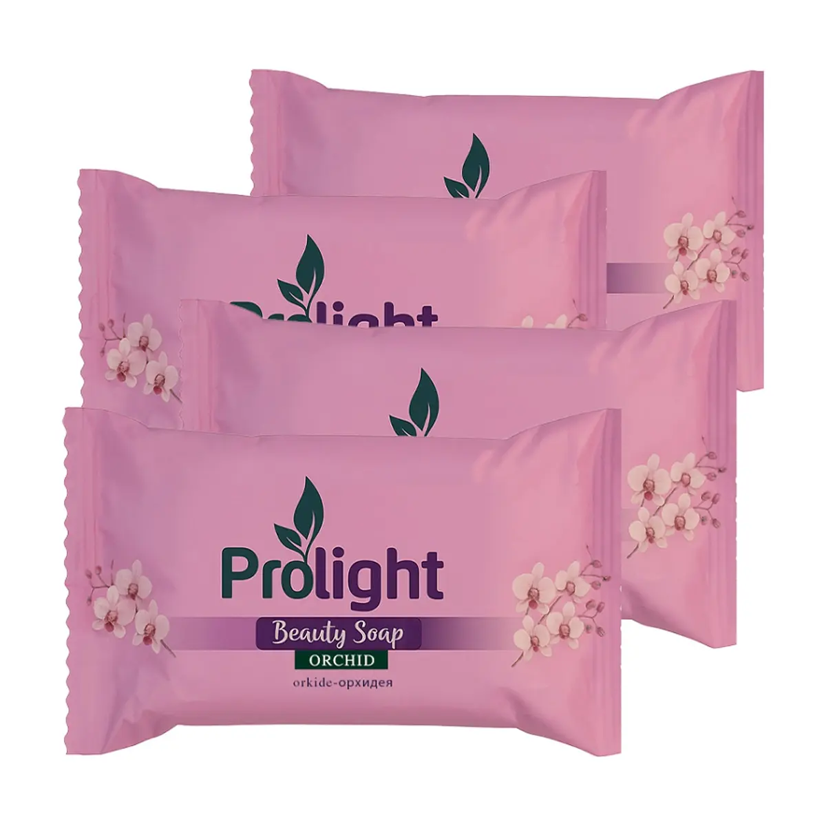 Jabón de belleza con fragancia a orquídea Prolight (4 x 100 g / 3.52 oz)