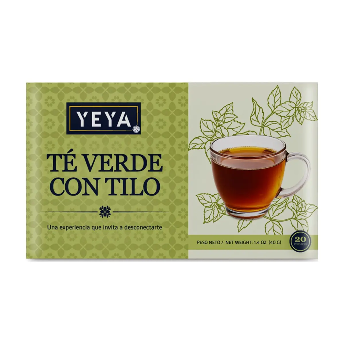 Té verde con tilo YEYA (40 g / 1.4 oz) - Thumbnail 2
