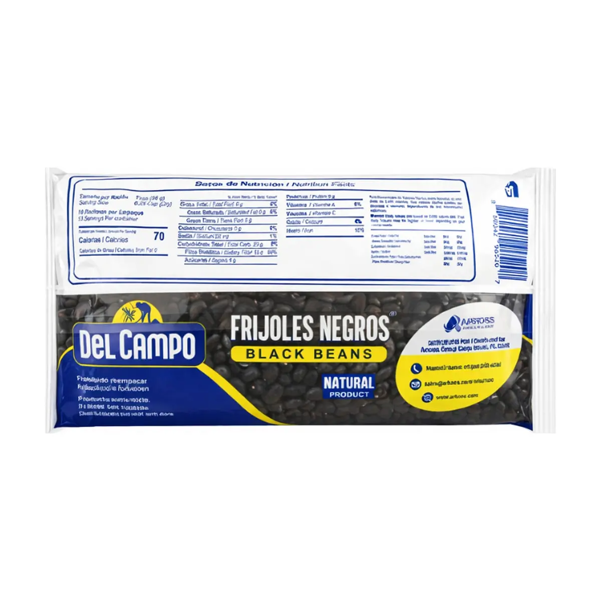 Frijoles negros Del Campo (454 g / 1 lb) - Thumbnail 2